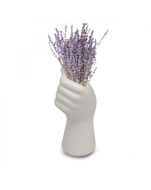 Vase HMY-6404 blanche - H.17cm