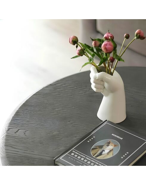 Vase HMY-6404 blanche - H.17cm