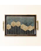 Plateau TPA9845 multicolore - 50x29x3,5 cm