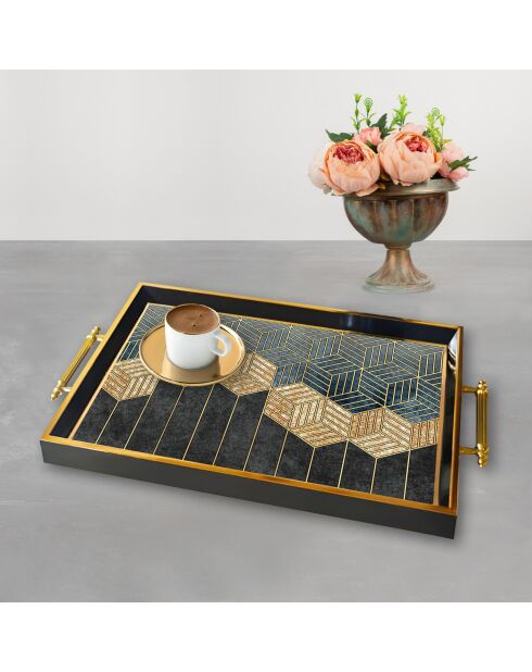 Plateau TPA9845 multicolore - 50x29x3,5 cm