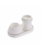 Set de velas blancas Threeda - 3 piezas
