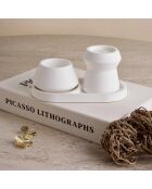 Set de velas blancas Threeda - 3 piezas