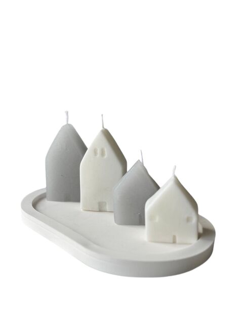 Glamour Candle 36ST witte kaarsenset - 5 stuks
