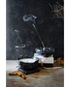 Candela profumata in marmo alla vaniglia - 13x6 cm