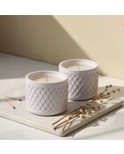Set di candele bianche Bakleda - 2 pezzi