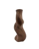 Vase Decorative Wave brune - H.23cm