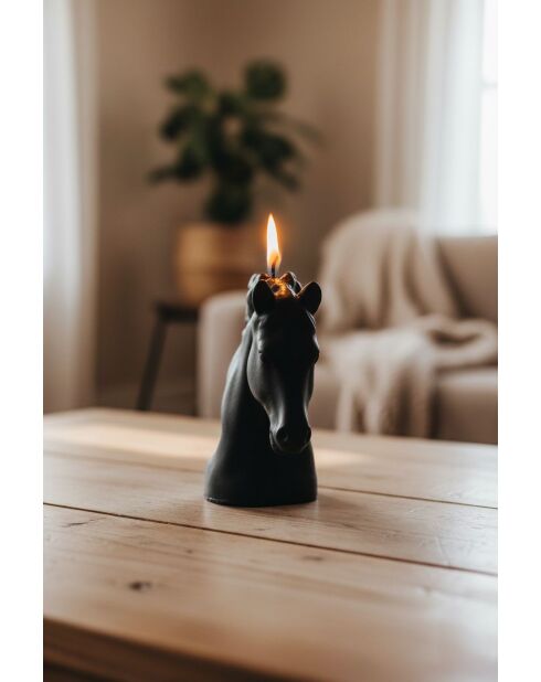 Candela profumata alla vaniglia nera - 13x12 cm