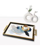 Plateau TPA1 multicolore - 50x29x3,5 cm