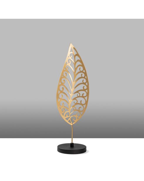 Objet décoratif DM-002 doré/noir - 49x15x13 cm