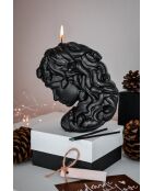 Candela profumata alla vaniglia nera - 15x13 cm