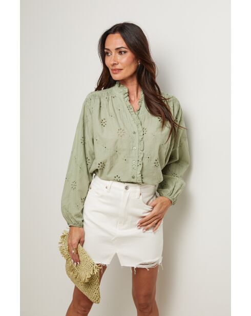 Camicia kaki Inès