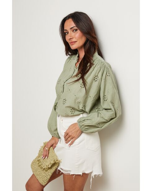 Camicia kaki Inès