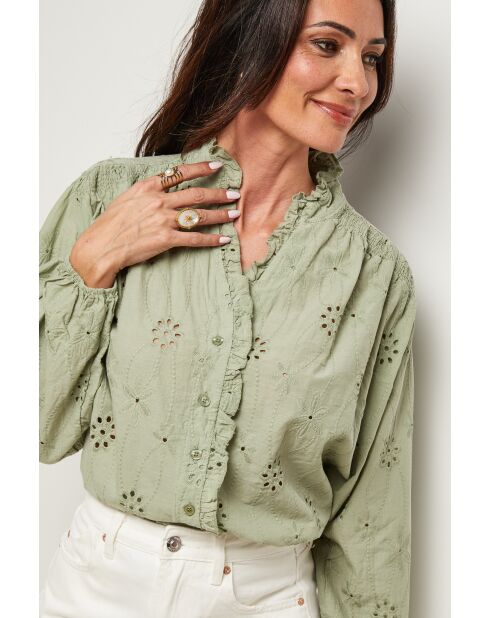 Camicia kaki Inès