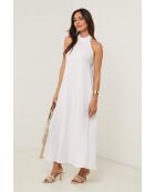 Robe 100% lin Thaïs blanche