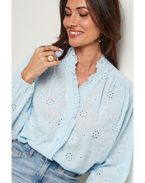 Camicia Inès sky