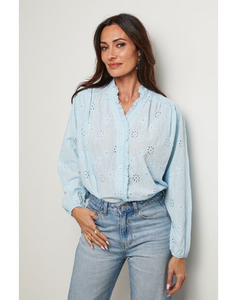 Camicia Inès sky