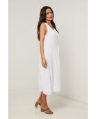 Robe 100% lin Zoé blanche