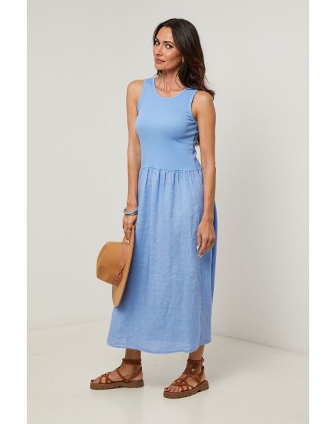 Robe Clara indigo