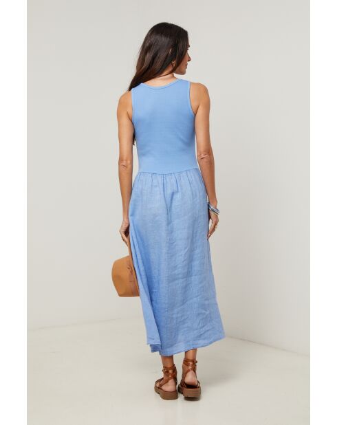 Robe Clara indigo