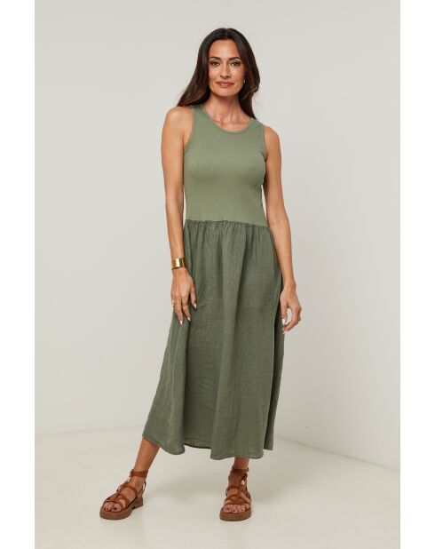 Robe Clara kaki