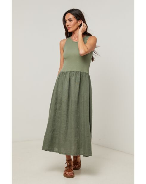 Robe Clara kaki