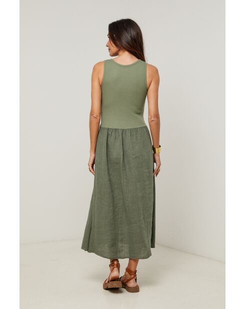 Robe Clara kaki
