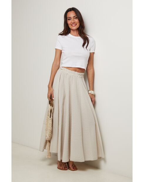 Beige rok van Maëlle
