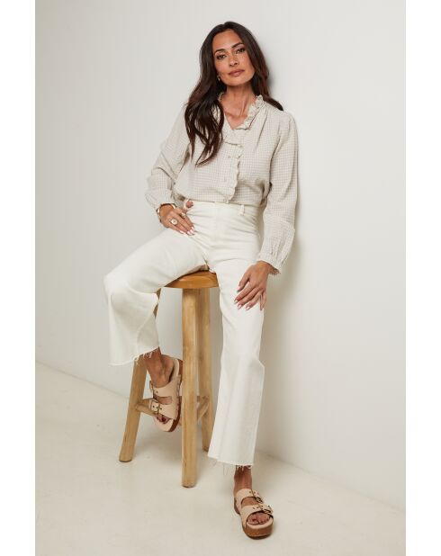 Chemise Élise beige