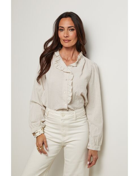 Chemise Élise beige