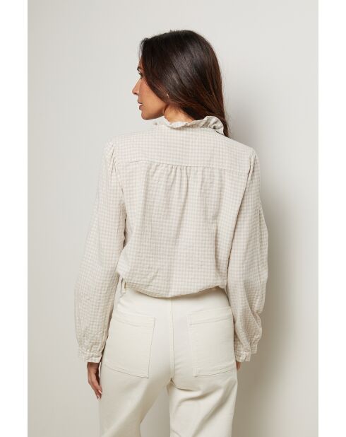 Chemise Élise beige