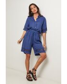 Short 100% lin Mila marine