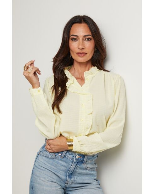 Chemise Élise jaune