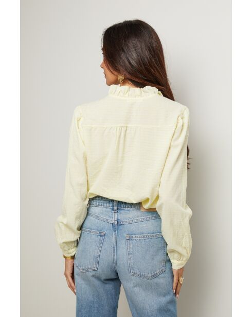 Chemise Élise jaune