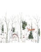 Papier peint panoramique Bambi & Co multicolore - 336x260 cm