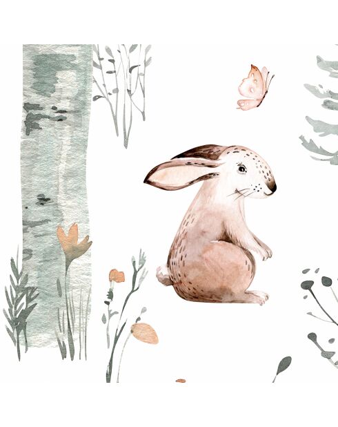 Papier peint panoramique Bambi & Co multicolore - 336x260 cm