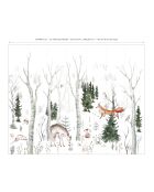 Papier peint panoramique Bambi & Co multicolore - 336x260 cm