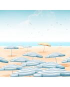 Papier peint panoramique Azur multicolore - 288x275 cm