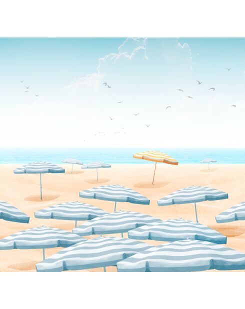Papier peint panoramique Azur multicolore - 288x275 cm
