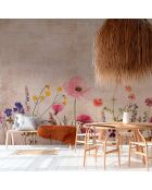 Mehrfarbige Panorama-Tapete von Valensole Gardens - 480x260 cm