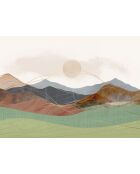 Papel pintado panorámico Yoake multicolor - 384x280 cm