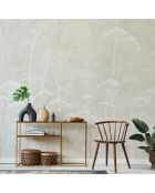Papel pintado panorámico White Ombelles - 288x300 cm