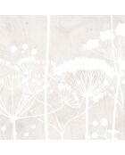 Papel pintado panorámico White Ombelles - 288x300 cm