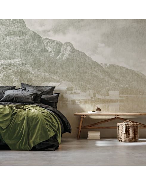 Papier peint panoramique Norvège multicolore - 384x270 cm