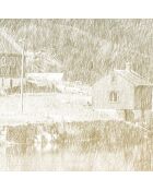 Papier peint panoramique Norvège multicolore - 384x270 cm