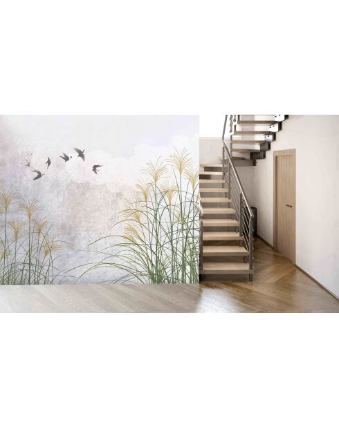 Veelkleurig panoramabehang Papyrus - 384x280 cm