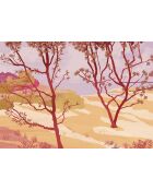 Rivage Amber mehrfarbige Panorama-Tapete - 384 x 270 cm