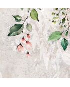Jardin D'Antan Panorama-Tapete mehrfarbig - 384x270 cm