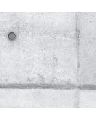 Panoramisch behang Loft Béton gris - 384x335 cm