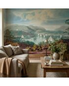 Papier peint panoramique Hudson river multicolore - 384x270 cm