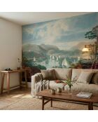 Papier peint panoramique Hudson river multicolore - 384x270 cm